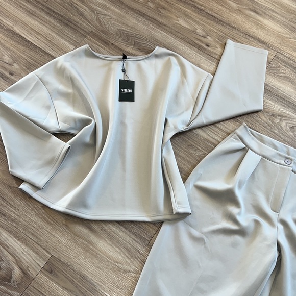 STYLEWE 2 piece set gray(oversized  loose fit - Picture 10 of 10